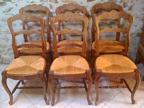 old french provencal style chairs